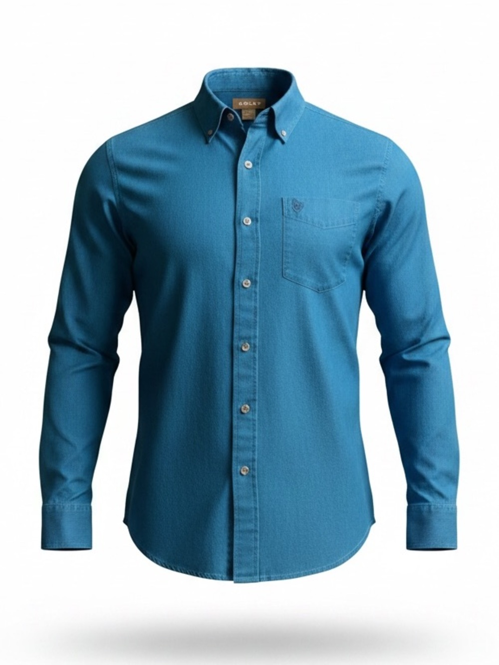 Ariat thick cotton Blue Long Sleeve Button-Up Shirt men’s size medium